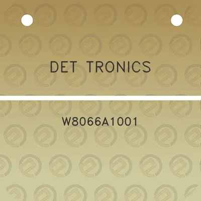 det-tronics-w8066a1001