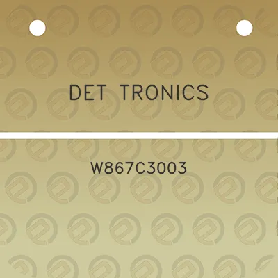 det-tronics-w867c3003