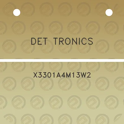 det-tronics-x3301a4m13w2