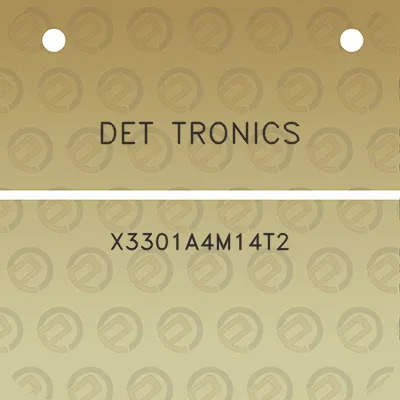 det-tronics-x3301a4m14t2