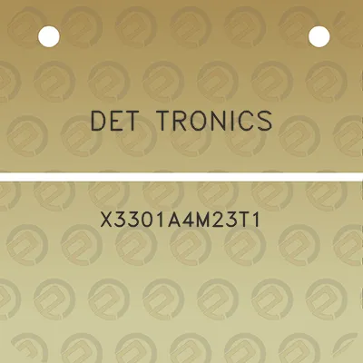 det-tronics-x3301a4m23t1