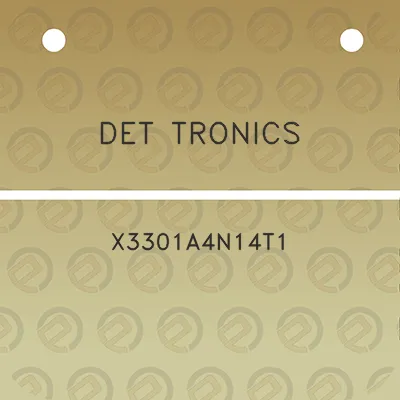 det-tronics-x3301a4n14t1