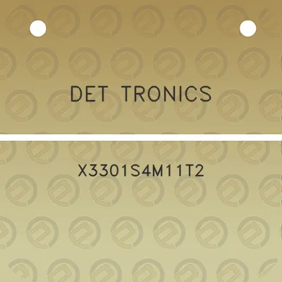 det-tronics-x3301s4m11t2