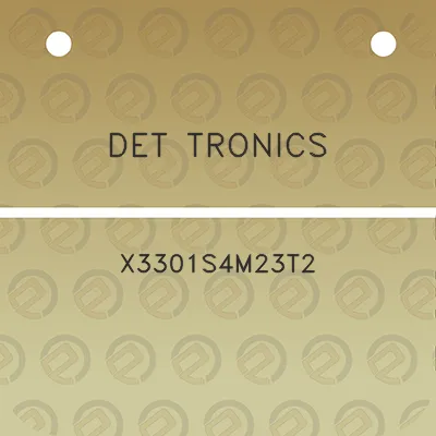 det-tronics-x3301s4m23t2