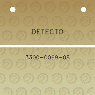 detecto-3300-0069-08