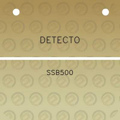 detecto-ssb500