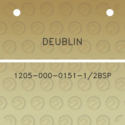 deublin-1205-000-0151-12bsp