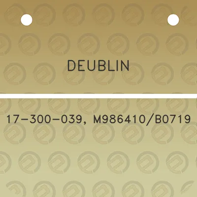 deublin-17-300-039-m986410b0719