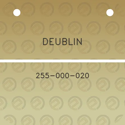 deublin-255-000-020