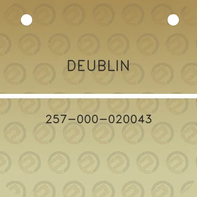 deublin-257-000-020043