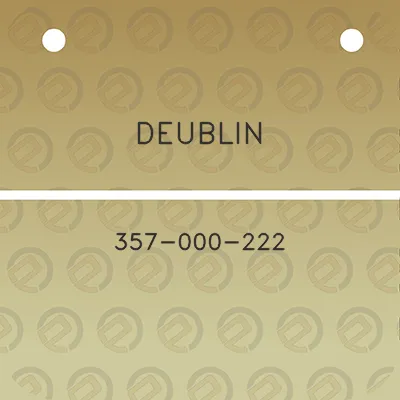 deublin-357-000-222