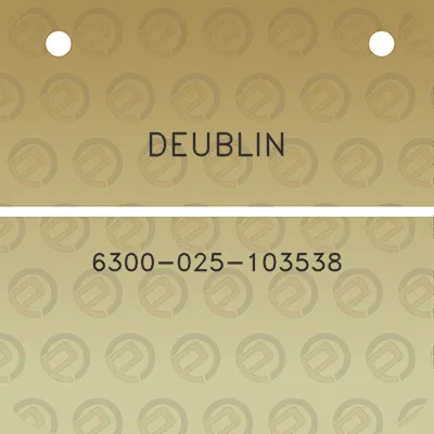 deublin-6300-025-103538