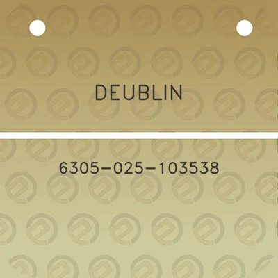 deublin-6305-025-103538