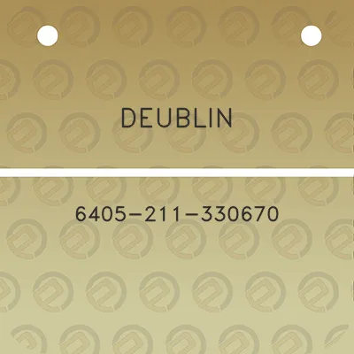 deublin-6405-211-330670