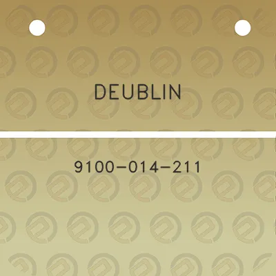 deublin-9100-014-211