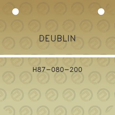 deublin-h87-080-200