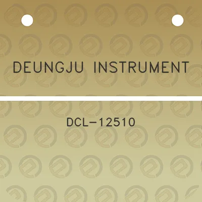 deungju-instrument-dcl-12510