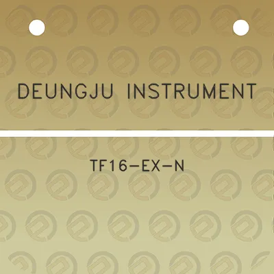 deungju-instrument-tf16-ex-n