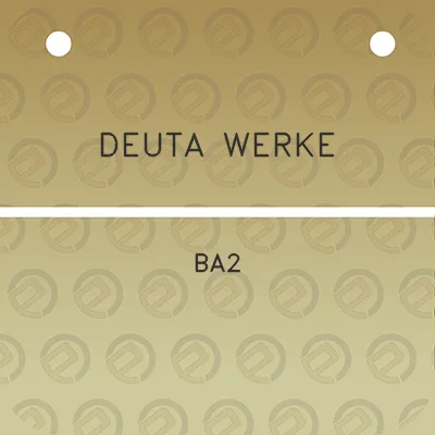 deuta-werke-ba2