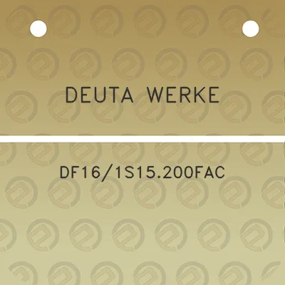 deuta-werke-df161s15200fac