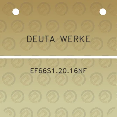 deuta-werke-ef66s12016nf