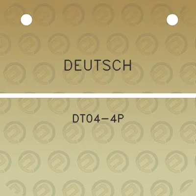 deutsch-dt04-4p