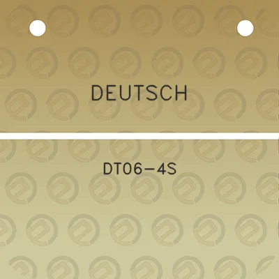 deutsch-dt06-4s