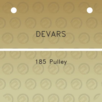 devars-185-pulley