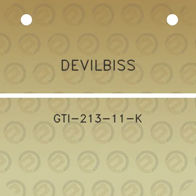 devilbiss-gti-213-11-k