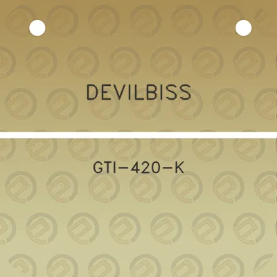 devilbiss-gti-420-k