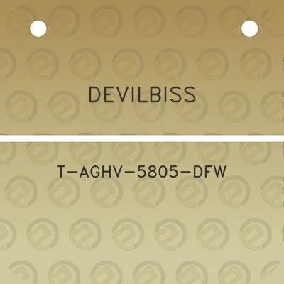 devilbiss-t-aghv-5805-dfw