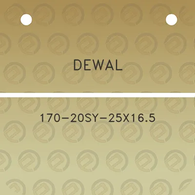 dewal-170-20sy-25x165