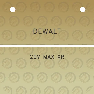 dewalt-20v-max-xr