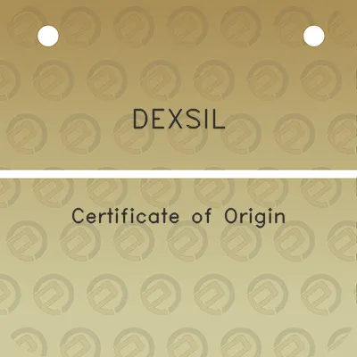 dexsil-certificate-of-origin