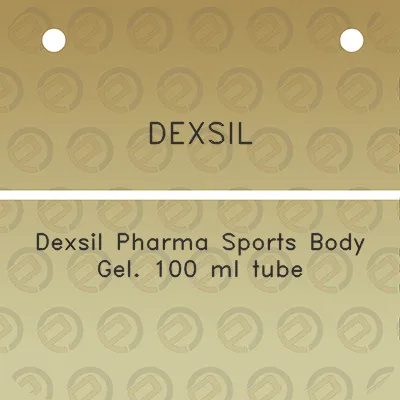 dexsil-dexsil-pharma-sports-body-gel-100-ml-tube