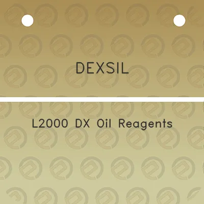 dexsil-l2000-dx-oil-reagents