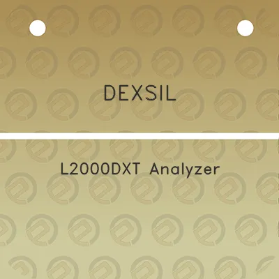 dexsil-l2000dxt-analyzer