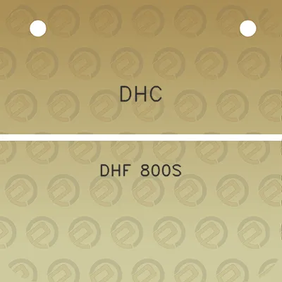 dhc-dhf-800s