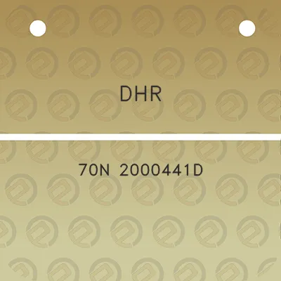 dhr-70n-2000441d