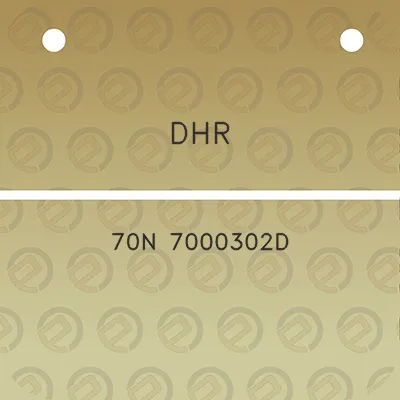 dhr-70n-7000302d