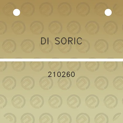 di-soric-210260