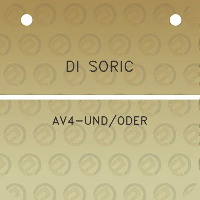 di-soric-av4-undoder