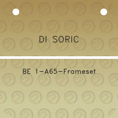 di-soric-be-1-a65-frameset