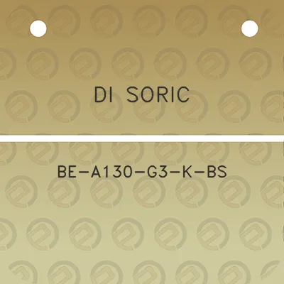 di-soric-be-a130-g3-k-bs