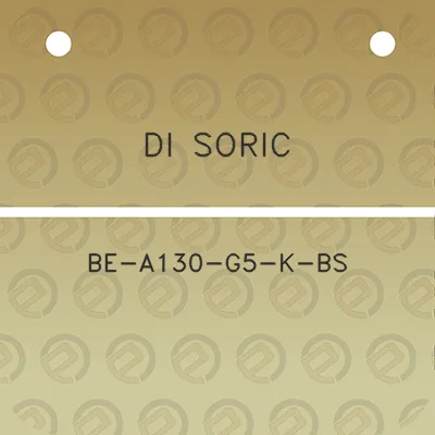 di-soric-be-a130-g5-k-bs