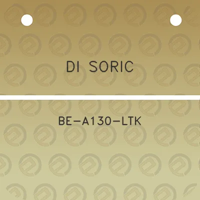 di-soric-be-a130-ltk