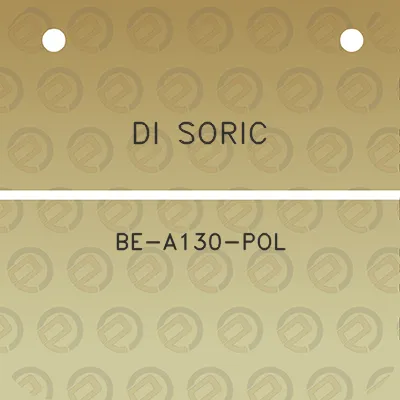 di-soric-be-a130-pol