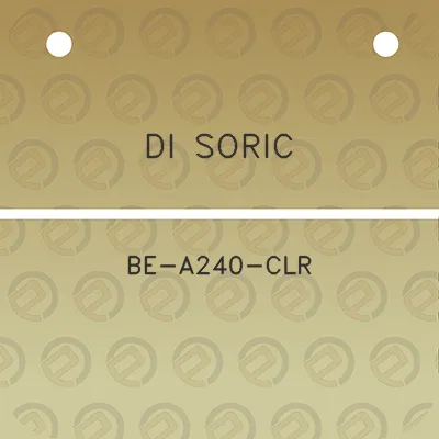 di-soric-be-a240-clr