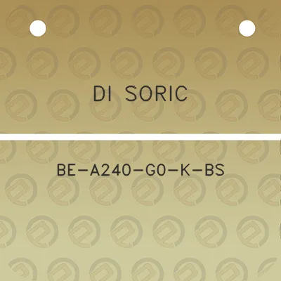 di-soric-be-a240-g0-k-bs