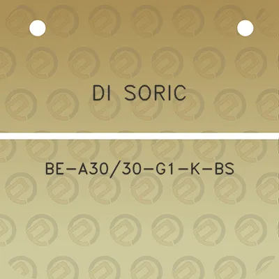 di-soric-be-a3030-g1-k-bs